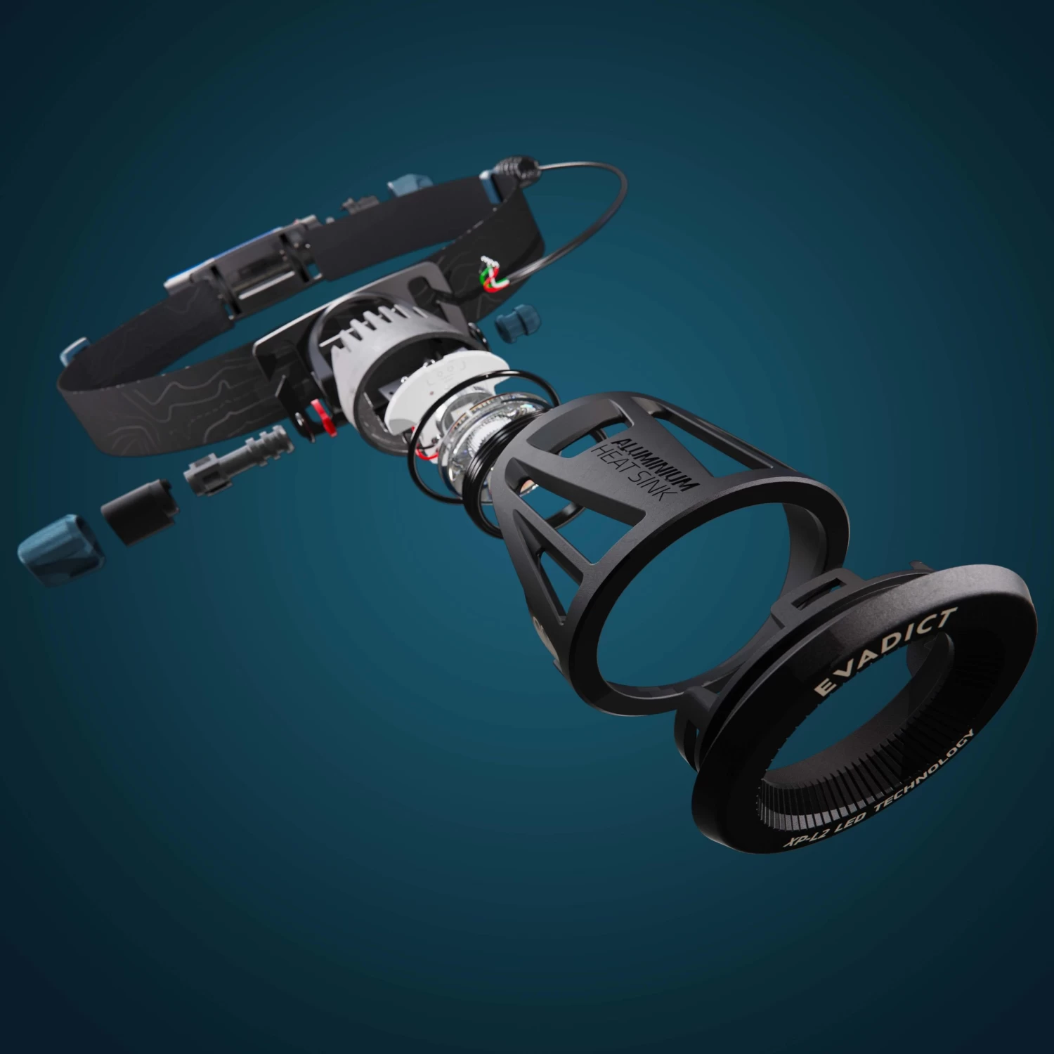 Evadict Ontrail 900 Lumens Trail Running Frontal Lamp 7 Evadict Ontrail 900 Lumens Trail Running Frontal Lamp - Image 7