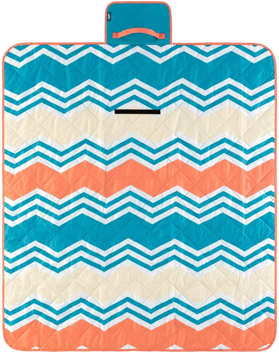 Yello Folding Picnic Blanket Zig Zag Design 2 Yello Folding Picnic Blanket Zig Zag Design - Image 2