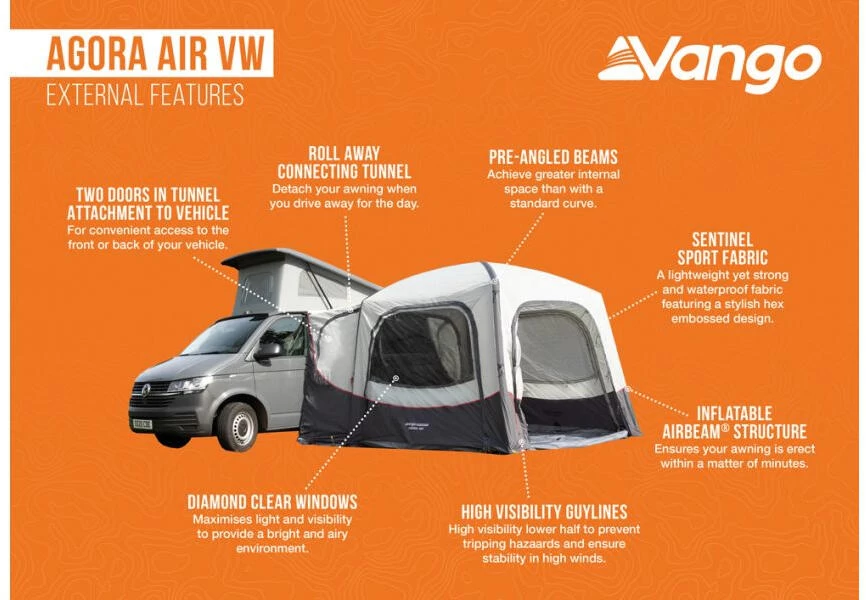 Vango Agora Air VW Drive Away Awning - Sentinel Sport 4 Vango Agora Air VW Drive Away Awning - Sentinel Sport - Image 4