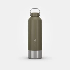 Quechua Stainless Steel Hiking Flask With Screw Cap MH100 1.5 L Khaki 19 Quechua Stainless Steel Hiking Flask With Screw Cap MH100 1.5 L Khaki -Outdoor Camping Store k12d6030b941f796c8cc3b77928fe5e06