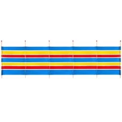 Yello 6 Pole Windbreak, Beach Shelter, 1.2 M