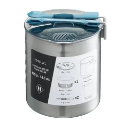 Stainless Steel 2 Person Cooking Set 1.6L 31 Stainless Steel 2 Person Cooking Set 1.6L -Outdoor Camping Store k1e4b7576c5d355d320828b3827621564