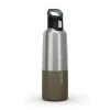Quechua Isothermal Stainless Steel Hiking Flask MH500 1 L Khaki