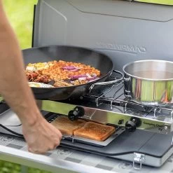 Campingaz Double Burner And Grill Chef Folding CV Stove -Outdoor Camping Store k350aa44865165c2c1950ab16a553eb0a