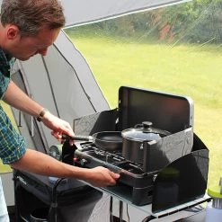 Twin Burner Gas Stove & Grill -Outdoor Camping Store k37f16a71d8b358cebe612ce5dcfbe5ff