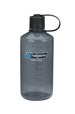 Nalgene 1L Narrow Mouth Sustain Water Bottle - Made From 50% Plastic Waste -Outdoor Camping Store k3a93f1f8aabde5c21b97d8f8f73800b2