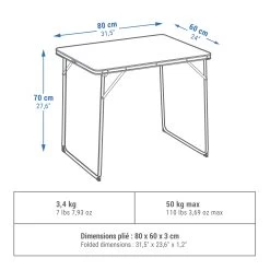 Quechua FOLDING CAMPING TABLE – 2 TO 4 PEOPLE -Outdoor Camping Store k4080b7028c9fd78111c4dd7a6ae13060