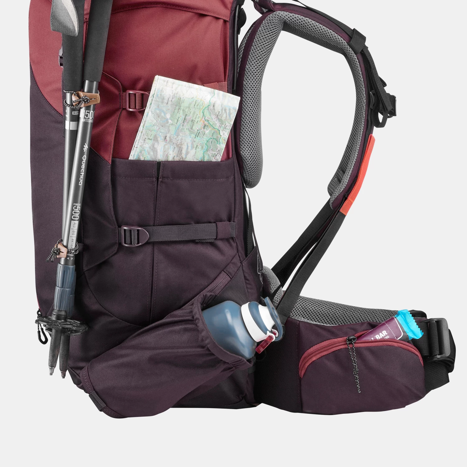 Women's Trekking 50 L Backpack MT100 Easyfit 11 Women's Trekking 50 L Backpack MT100 Easyfit - Image 11