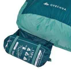 Quechua 2-in-1 Sleeping Bag And Sleeping Bed -Outdoor Camping Store k61ec57435b287542a36c8931c447cbf2