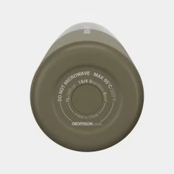 Quechua Isothermal Stainless Steel Hiking Flask MH500 1 L Khaki -Outdoor Camping Store k63e6a767fcda5e9dc17cb5291bccce76