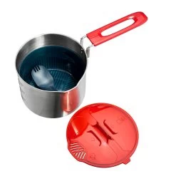 Stainless Steel 1 Person Cooking Set 0.9L -Outdoor Camping Store k70e064188ca2f73f131f999f9e79dd53