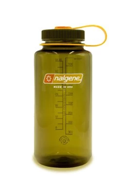 Nalgene 1L Wide Mouth Sustain Water Bottle - Made From 50% Plastic Waste -Outdoor Camping Store k768072fd1cded5e0f930eadae8d84852