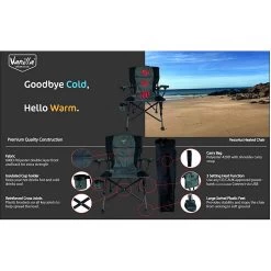 Vanilla Leisure Vesuvius Folding Heated Camping Chair + FREE Power Bank -Outdoor Camping Store k7c469b81bb96ee71d00974366c9ab7bf