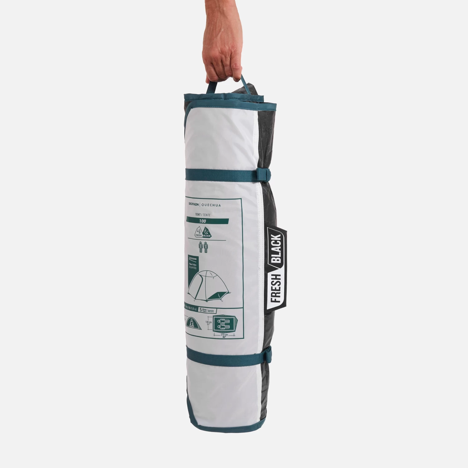 Quechua 2 Man Blackout Tent MH100 3 Quechua 2 Man Blackout Tent MH100 - Image 3