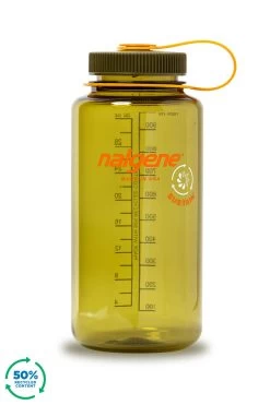 Nalgene 1L Wide Mouth Sustain Water Bottle - Made From 50% Plastic Waste -Outdoor Camping Store k7ed6b1c43bac1bce1113c5cbf85f449b