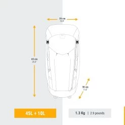 Women’s Ultralight Trekking Backpack 45+10 L -Outdoor Camping Store k89aa17a85440973a5bdeb2cf73a86143