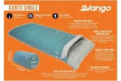 Vango Kanto Single Sleeping Bag -Outdoor Camping Store k9289bc30480f83105d01b02c2d59b99c