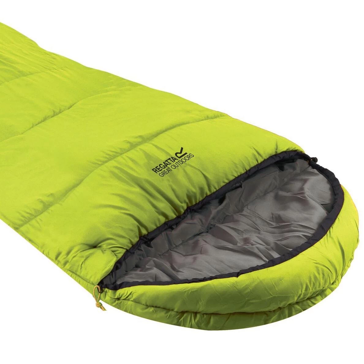 Regatta Montegra 200 Sleeping Bag (Citron Green) 2 Regatta Montegra 200 Sleeping Bag (Citron Green) - Image 2