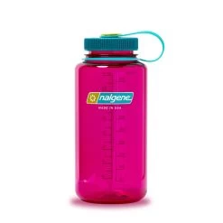 Nalgene 1L Wide Mouth Sustain Water Bottle - Made From 50% Plastic Waste -Outdoor Camping Store k9ef95eb90d7523abd7d11e25cb8d2c90