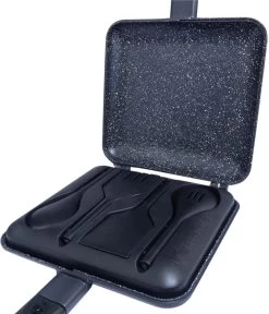 RidgeMonkey Connect Sandwich Toaster XL Granite Edition (RM777) -Outdoor Camping Store k9f547e453d66b682b6aef070153aa18a