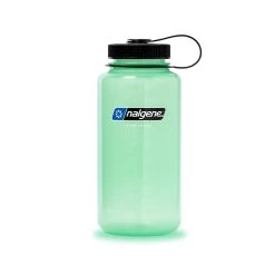 Nalgene 1L Wide Mouth Sustain Water Bottle - Made From 50% Plastic Waste -Outdoor Camping Store kbe6cad7d9d961528b5aa0107887e1062