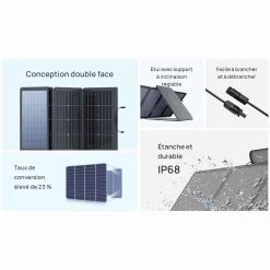 EcoFlow 220W Bifacial Portable Solar Panel 11 EcoFlow 220W Bifacial Portable Solar Panel -Outdoor Camping Store kcf2ed7bf7361314deacf7151415c8b89