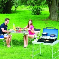 Campingaz Xcelerate 400 ST Double Burner & Toaster Portable Camping Stove -Outdoor Camping Store kd19ab3e81e199de174c8f9cabdad87a1