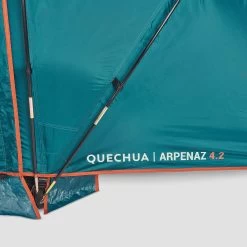 Quechua 4 Man Tent With Poles - Arpenaz 4.2 -Outdoor Camping Store kd541f7633effb5dc2bf51fb9a6027cd6