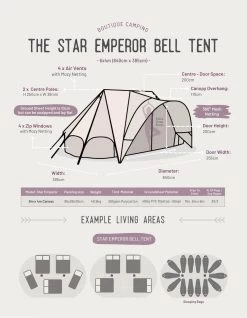 Star Emperor Bell Tent -Outdoor Camping Store kd7fead289650f6d0e4ac370cd50bb2d5