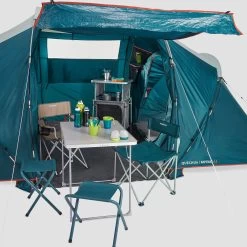 Quechua 4 Man Tent With Poles - Arpenaz 4.2 -Outdoor Camping Store kdb48bdb6110cbc1d762bf98d5c911579