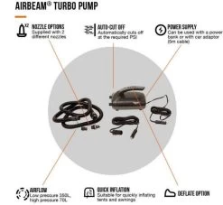 Vango Airbeam Turbo Pump - Powered Via 12V DC Car Supply -Outdoor Camping Store ke0bb534e814b80abd1e92b7141443164