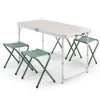 Quechua FOLDING CAMPING TABLE - 4 STOOLS - 4 TO 6 PEOPLE