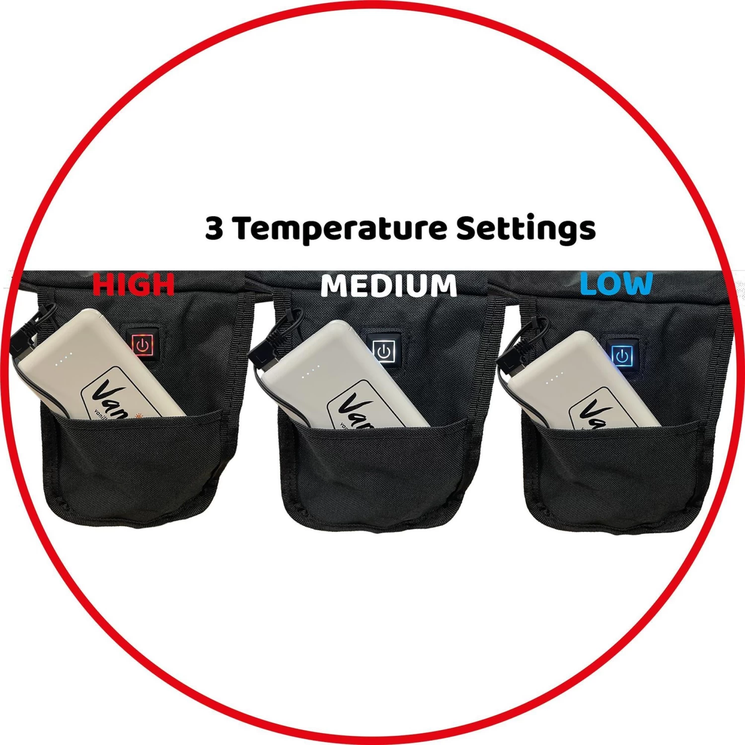 Vanilla Leisure Tub Chair Heated Charcoal + Power Bank 4 Vanilla Leisure Tub Chair Heated Charcoal + Power Bank - Image 4