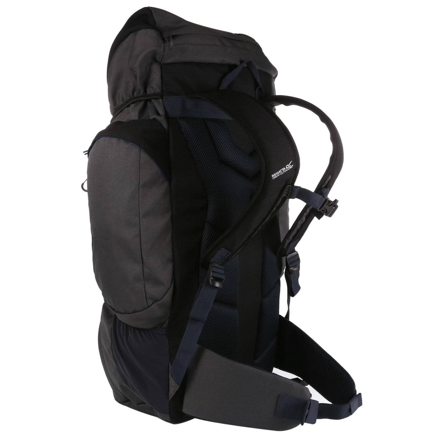 Regatta Highton 65L Hiking Backpack (Black/Ebony) 2 Regatta Highton 65L Hiking Backpack (Black/Ebony) - Image 2